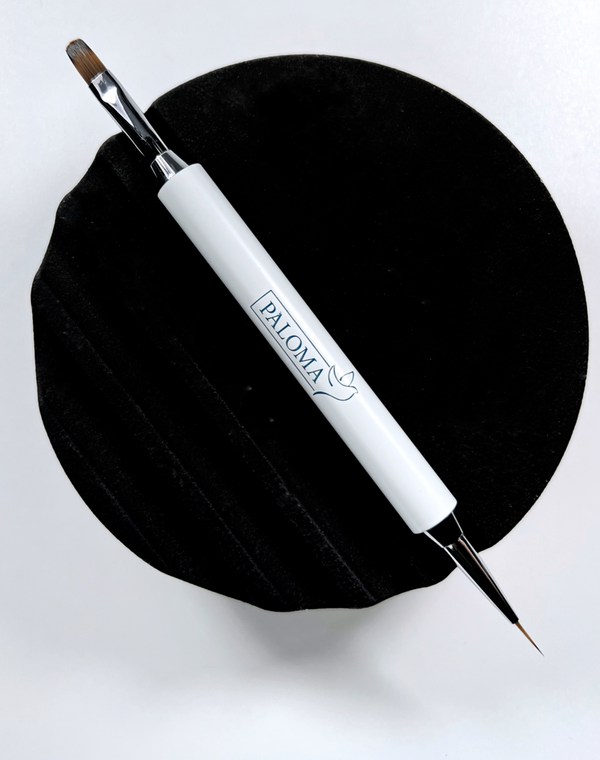 Double Ended Brush (liner 9 mm + oval 9 mm)